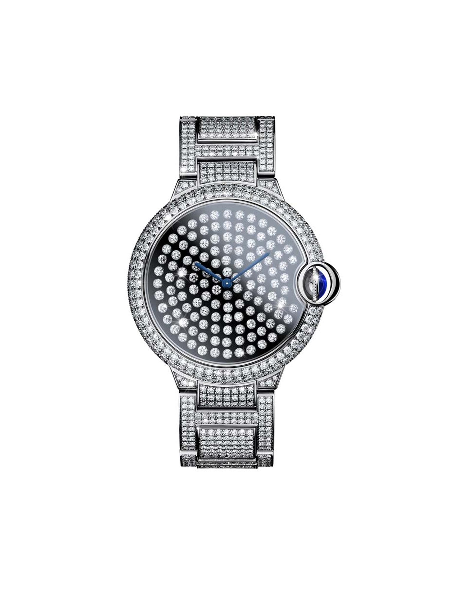 Cartier watches a dazzling new Ballon Bleu that trembles on the